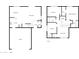 Detailed floor plan showcasing the layout of a two-story home, including living areas, bedrooms, and garage at 12801 N El Frio St, El Mirage, AZ 85335