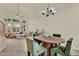 Open floor plan featuring a dining room and living room with large windows at 1365 N Drexel St, Mesa, AZ 85207