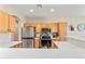 Bright kitchen showcasing stainless steel appliances and a view of the countertops at 16404 S 18Th Dr, Phoenix, AZ 85045