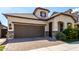 Stunning curb appeal with a paver driveway and lush landscaping at this stylish home at 2716 S Chatsworth --, Mesa, AZ 85209