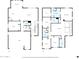Detailed floor plans showing the layout of both floors of the home at 550 E Zion Pl, Chandler, AZ 85249