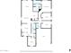 Home floor plan featuring the living room, kitchen, bedrooms, and bathrooms at 7207 W Alta Vista Rd, Laveen, AZ 85339