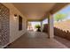 Back patio perfect for outdoor seating and relaxation at 8628 W Maui Ln, Peoria, AZ 85381