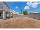 Large backyard features a block wall, balcony, and plenty of space to create your dream outdoor oasis at 8750 W Granada Rd, Phoenix, AZ 85037