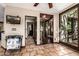 Entertain guests in this home's wine room complete with a glass encased wine cellar and access to the patio at 9310 S Bala Dr, Tempe, AZ 85284