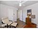 Versatile room that can be used as an office, featuring wood floors and ample natural light at 1066 E Pueblo Rd, Phoenix, AZ 85020