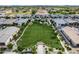 Aerial shot of community green space and playground at 1202 E Nolan Pl, Chandler, AZ 85249