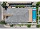 Birds eye view of roof and outdoor oasis at 1202 E Nolan Pl, Chandler, AZ 85249