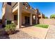 Back patio featuring a small patch of artificial turf at 1612 W Lacewood Pl, Phoenix, AZ 85045