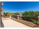 Exterior patio featuring a black iron fence at 1612 W Lacewood Pl, Phoenix, AZ 85045