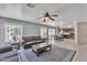 Open living space showcasing tile floors, an area rug, and a ceiling fan at 17425 N 1St Dr, Phoenix, AZ 85023