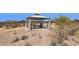 Community picnic area with stone pillars, a shaded pavilion, and desert surroundings at 18121 E San Luis Dr, Gold Canyon, AZ 85118
