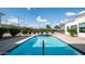 Refreshing swimming pool surrounded by lush landscaping, creating a private and serene outdoor oasis at 3126 E Fruitvale Ct, Gilbert, AZ 85297