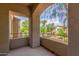 Serene balcony overlooking lush greenery, perfect for enjoying peaceful moments and fresh air at 3131 E Legacy Dr # 2113, Phoenix, AZ 85042