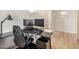 Modern office featuring wood floors and an ergonomic setup perfect for working from home at 3131 E Legacy Dr # 2113, Phoenix, AZ 85042