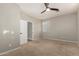 Bedroom features neutral walls, carpet, and window with blinds at 4326 E Cloudburst Ct, Gilbert, AZ 85297