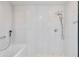 Bright bathroom shower featuring a large shower head and hand held sprayer at 4435 N 35Th St, Phoenix, AZ 85018