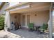 Covered patio with tiled floor, barbecue, and seating at 4615 W Del Rio St, Chandler, AZ 85226