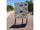 Mountain Vista Park sign displays park rules, code of conduct, and hours of operation with address at 4626 E Summerhaven Dr, Phoenix, AZ 85044
