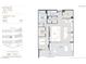 Floor plan showcasing one bedroom, den, and two baths at 5050 N Camelback Ridge Dr # 1210, Scottsdale, AZ 85251