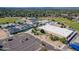 Aerial view of a school with sports courts and solar panels at 5937 E Corrine Dr, Scottsdale, AZ 85254