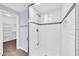 Bathroom with tiled shower, subway tile and modern fixtures at 6808 N 11Th St, Phoenix, AZ 85014