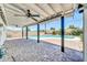 Relaxing covered patio with brick flooring with view of pool at 6808 N 11Th St, Phoenix, AZ 85014