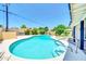 Backyard pool with patio, great for relaxing and entertaining at 6808 N 11Th St, Phoenix, AZ 85014