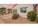 Single-Gathering home featuring desert landscaping and a white stucco exterior at 7031 S 32Nd Pl, Phoenix, AZ 85042