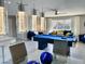 Living room features a blue pool table and comfortable seating with bright, natural light at 8750 E Starlight Way, Scottsdale, AZ 85250