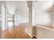 Spacious living room with gleaming hardwood floors and lots of natural light at 10253 E Indigo Dr, Scottsdale, AZ 85255