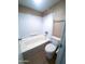Neat bathroom featuring a shower-tub combination and a white low-flow toilet at 1075 E Chandler Blvd # 220, Chandler, AZ 85225