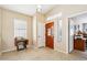 Inviting home foyer featuring tile flooring, natural light, and neutral paint, offering a welcoming entrance at 11861 E Becker Ln, Scottsdale, AZ 85259