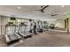 Community gym featuring cardio equipment and ceiling fans at 1701 E Colter St # 491, Phoenix, AZ 85016