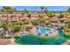 Community amenities include pool, hot tub, seating areas, and beautiful landscaping for relaxation at 19107 N 94Th Ave, Peoria, AZ 85382