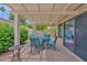 Inviting patio with pergola and comfortable seating, perfect for entertaining or relaxing outdoors at 19107 N 94Th Ave, Peoria, AZ 85382