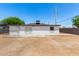 Spacious backyard with open space and privacy fence at 2721 W Luke Ave, Phoenix, AZ 85017