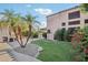 Well-maintained backyard with lush lawn, mature trees, and ample space for outdoor activities at 3440 E Southern Ave # 1042, Mesa, AZ 85204