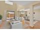 Spacious living room featuring sliding glass doors to a private outdoor space at 705 W Queen Creek Rd # 1201, Chandler, AZ 85248