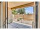 View of the outdoor patio featuring desert landscaping and privacy walls at 705 W Queen Creek Rd # 1201, Chandler, AZ 85248