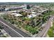 Stunning aerial view of a unique building with rooftop gardens and proximity to local amenities at 7167 E Rancho Vista Dr # 2007, Scottsdale, AZ 85251