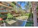Complex with lush green landscape and a sparkling water feature at 7167 E Rancho Vista Dr # 2007, Scottsdale, AZ 85251