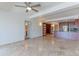 Spacious living room flows into modern kitchen with stainless steel appliances and ample cabinet space at 7167 E Rancho Vista Dr # 2007, Scottsdale, AZ 85251