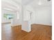 Bright living room with beautiful wood floors and plenty of natural light at 8758 W Myrtle Ave, Glendale, AZ 85305