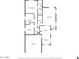 Detailed floor plan showcasing the layout of the home and room dimensions at 10646 E Enid Ave, Mesa, AZ 85208