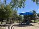 Beautiful park view of a shaded playground and picnic area, perfect for Gathering outings at 10646 E Enid Ave, Mesa, AZ 85208