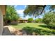 Large backyard with lush grass, mature trees, and space for outdoor activities at 11011 N 39Th St, Phoenix, AZ 85028