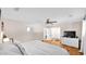 Spacious bedroom featuring hardwood floors, a ceiling fan, and an abundance of closet space at 11011 N 39Th St, Phoenix, AZ 85028