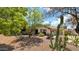 This desert home boasts beautiful xeriscaping and mature cacti adding unique charm to the front yard at 11011 N 39Th St, Phoenix, AZ 85028