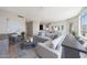 Spacious living area features stylish furnishings and an open layout, creating a welcoming atmosphere at 15802 N 71St St # 552, Scottsdale, AZ 85254